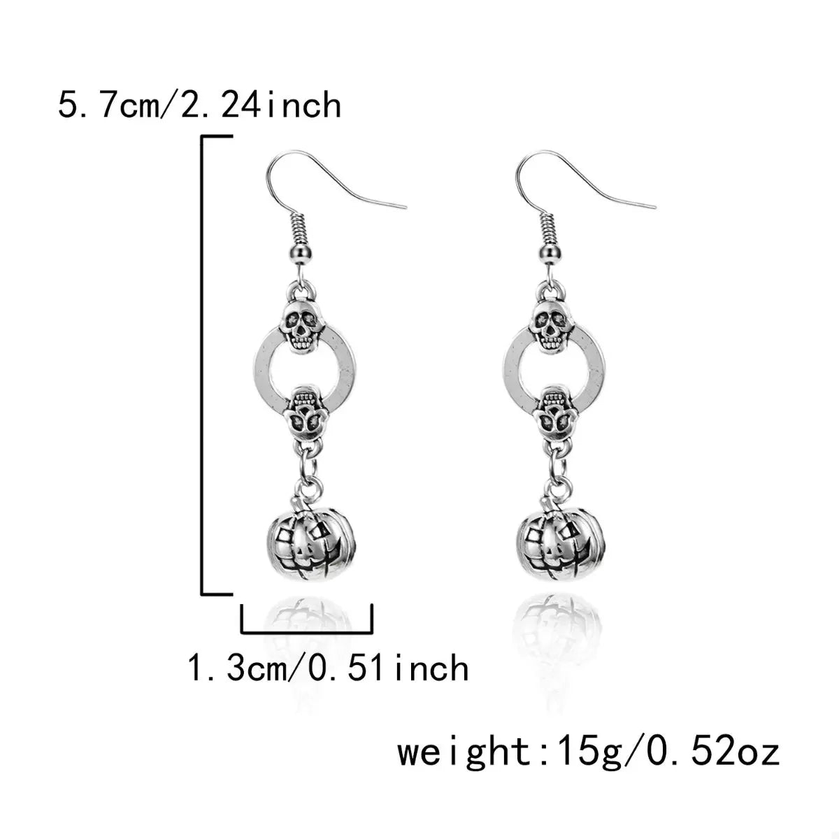 Pumpkin Halloween Dangle Earrings