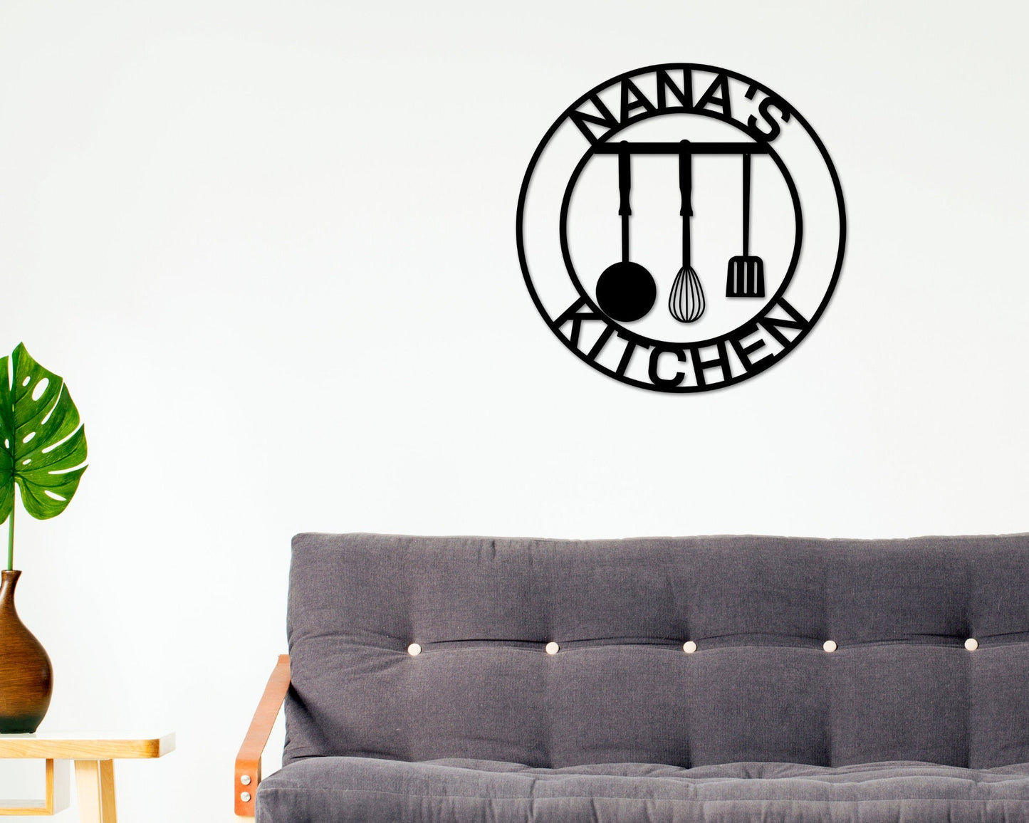 Custom Kitchen Sign, Personalized Kitchen Sign, Metal Kitchen Sign, Kitchen Gift, Kitchen Decor