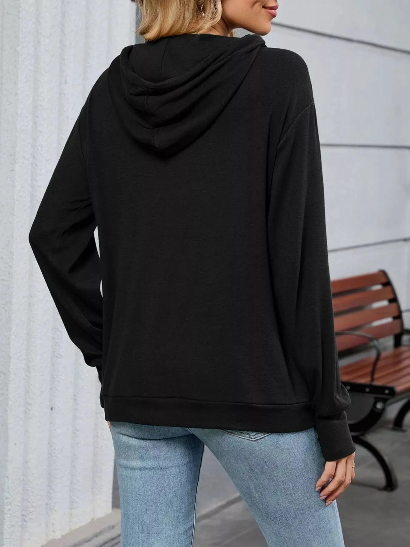 Mama Bear Drawstring Womens Long Sleeve Hoodie