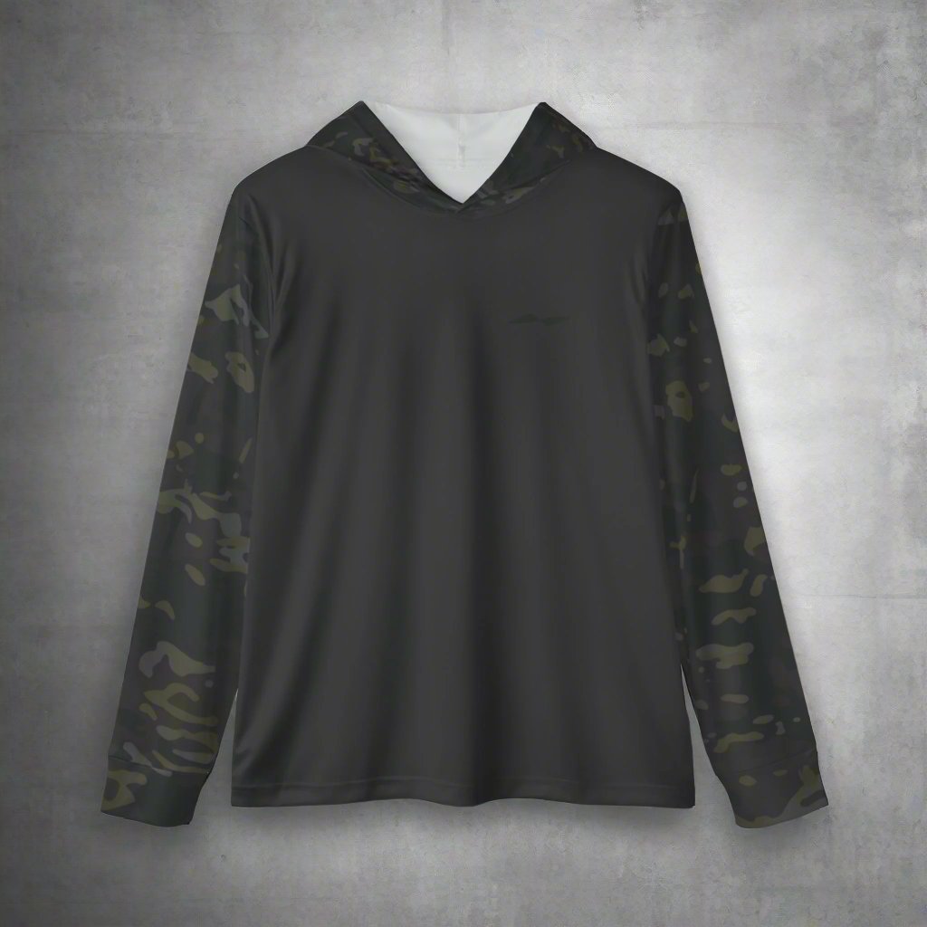 Multicam Blackout Contrast Sleeve Warmup Hoodie