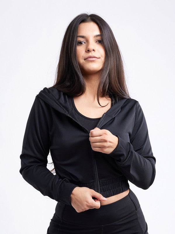 ZipFit Active Crop Hoodie - Free Shipping!