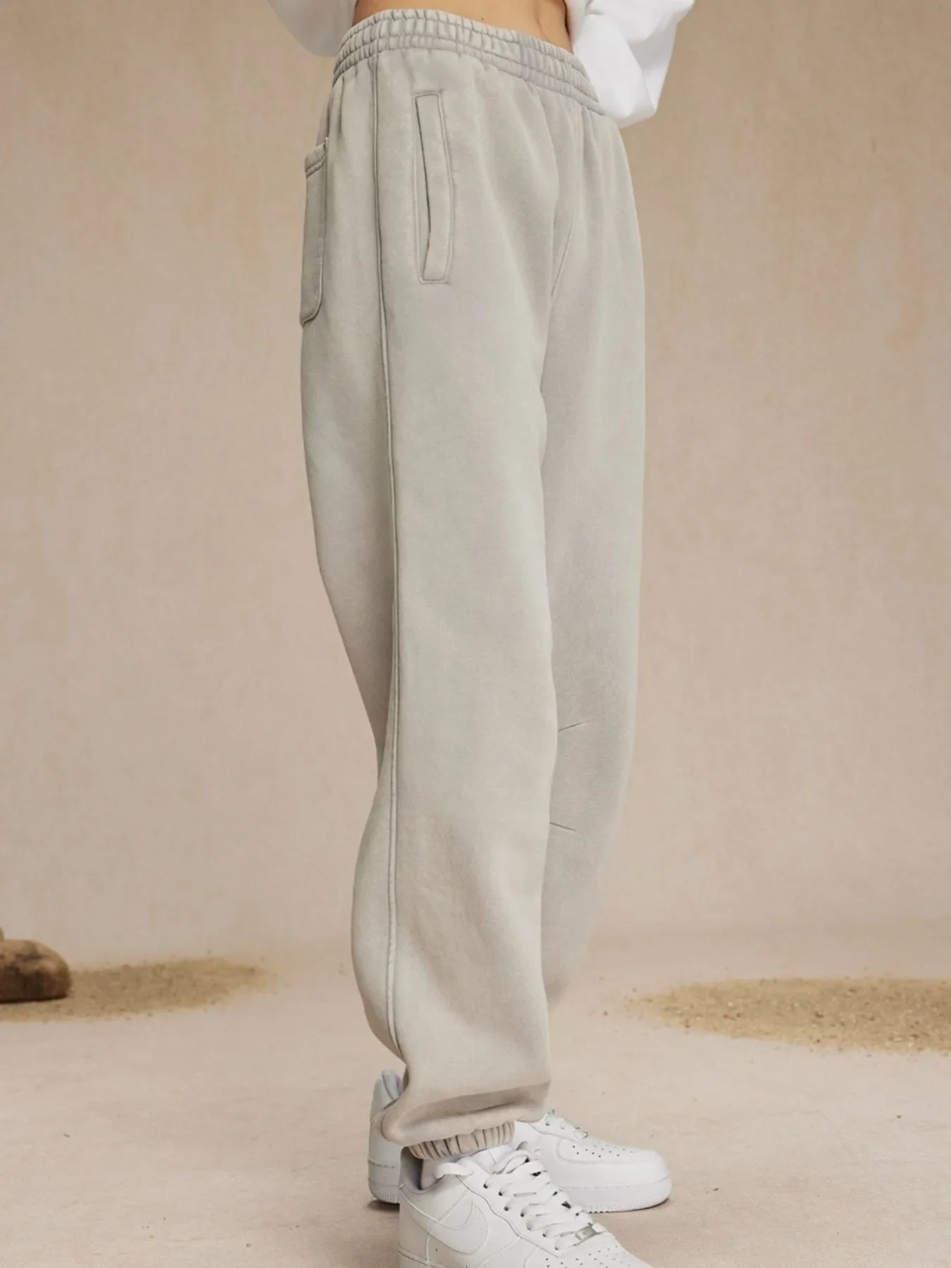 Men's Casual Elastic Waist Cotton Sweatpants
