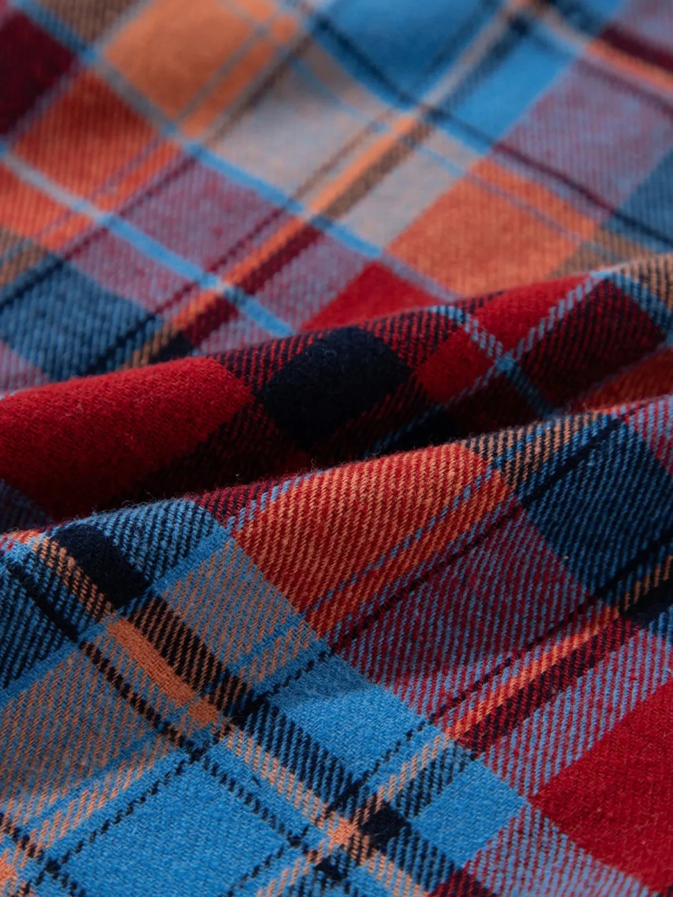 Oversized Plaid Button Up Long Sleeve Shirt