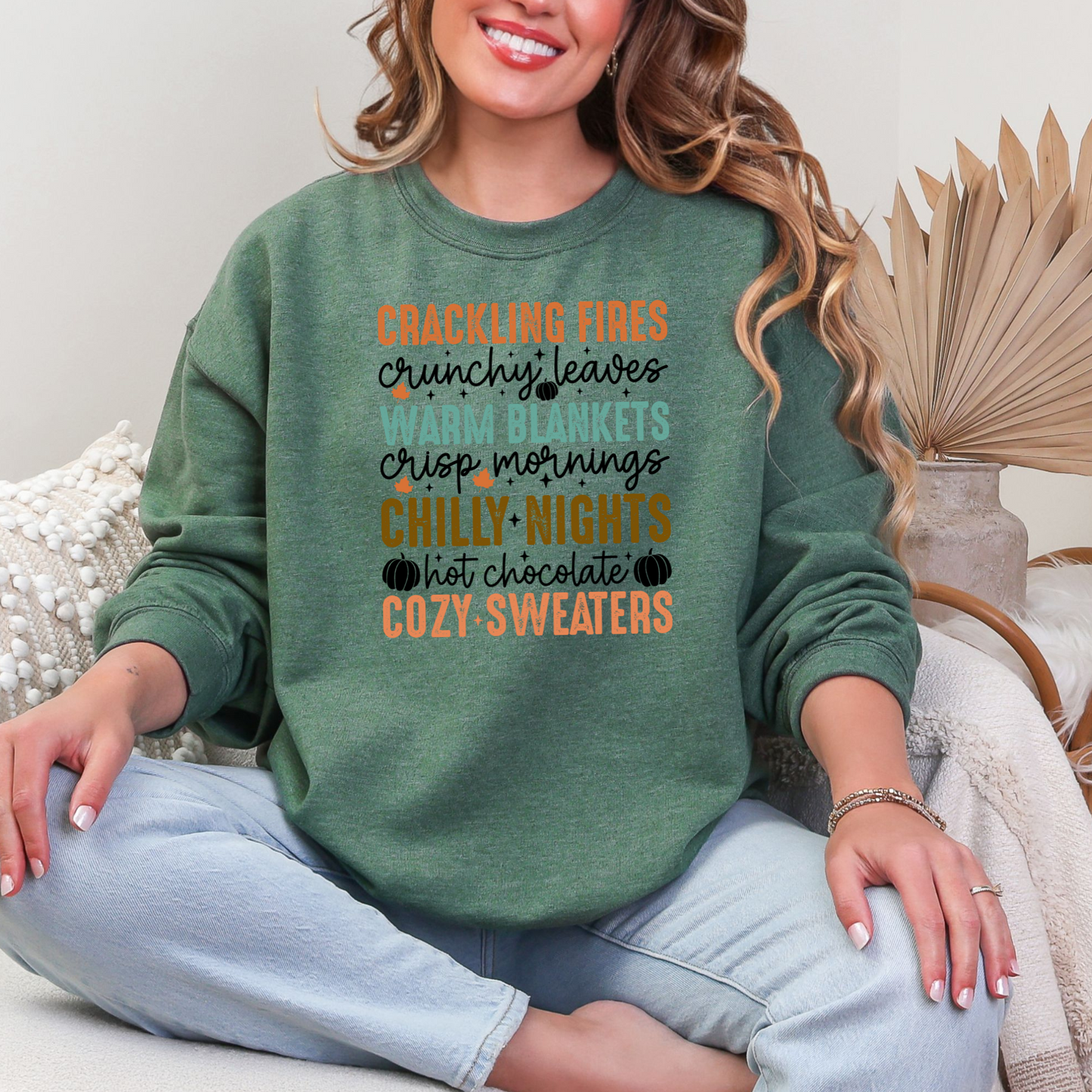 Crackling Fires and Cozy Sweaters Sweatshirt