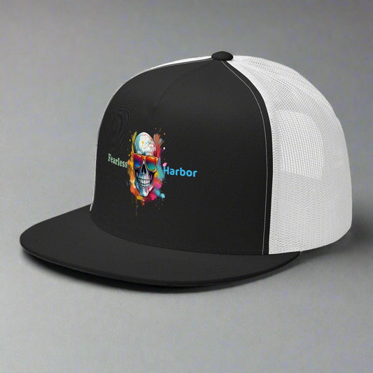 Bold Skull Snapback Hat