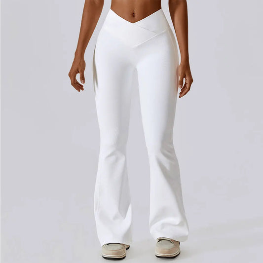 FlareFit High-Waist Yoga Trousers for Women