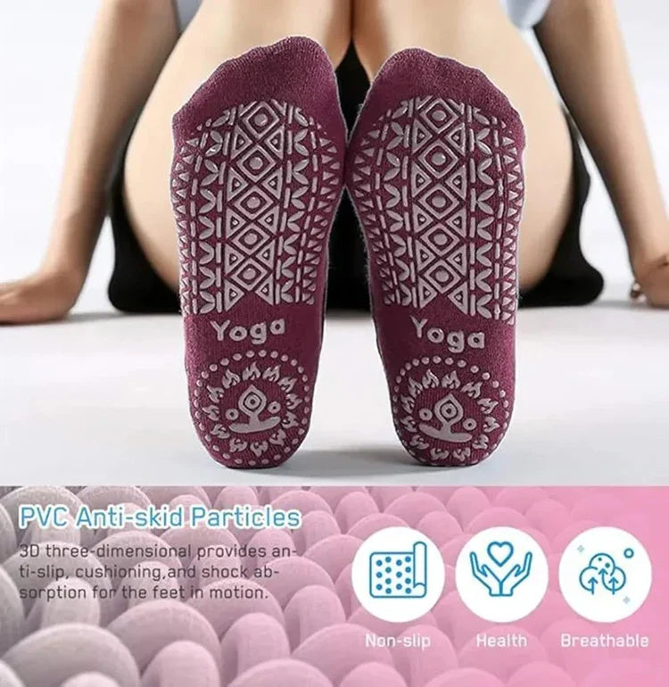 Yoga Socks Cotton Silicone