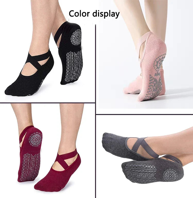 Yoga Socks Cotton Silicone