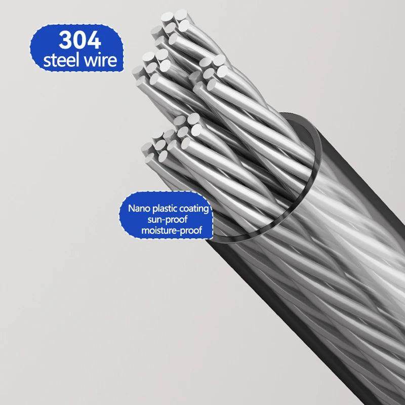 Invisible Retractable Clothesline