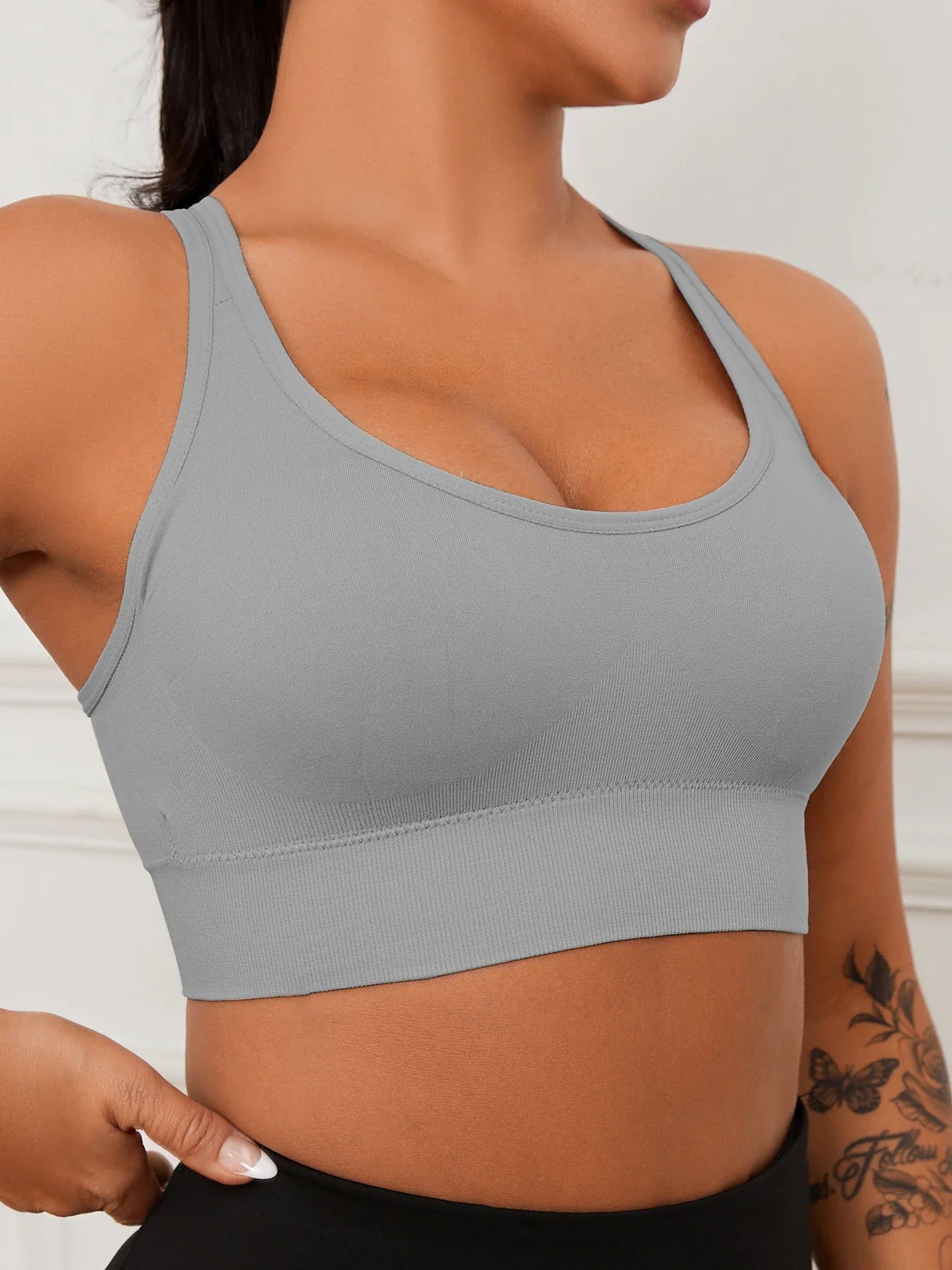 Sports Seamless Comfy & Breathable Push Up Tank