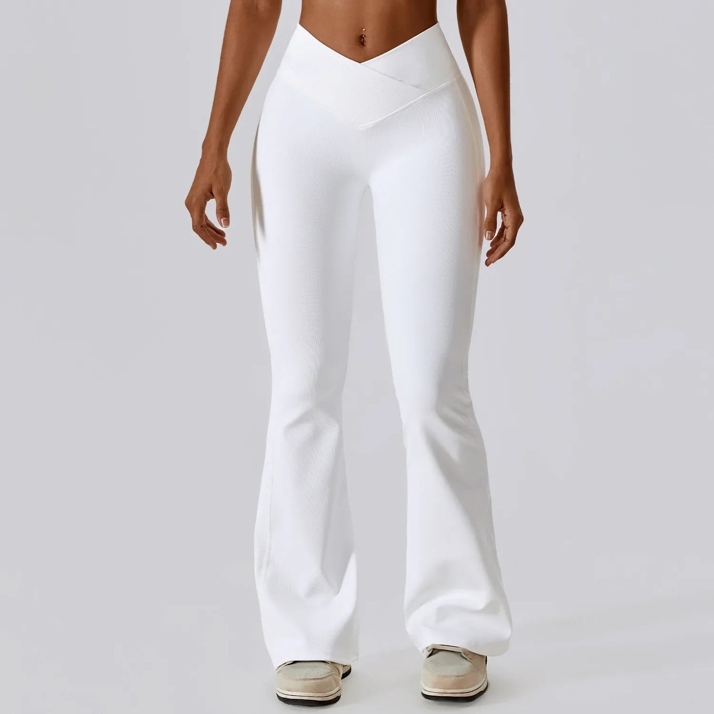 FlareFit High-Waist Yoga Trousers for Women