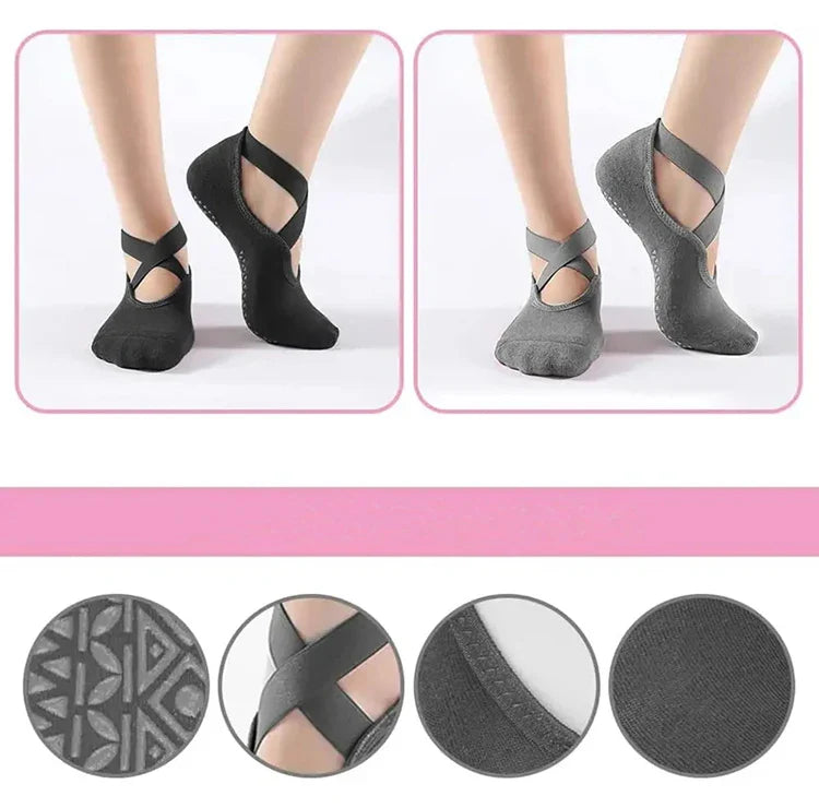 Yoga Socks Cotton Silicone