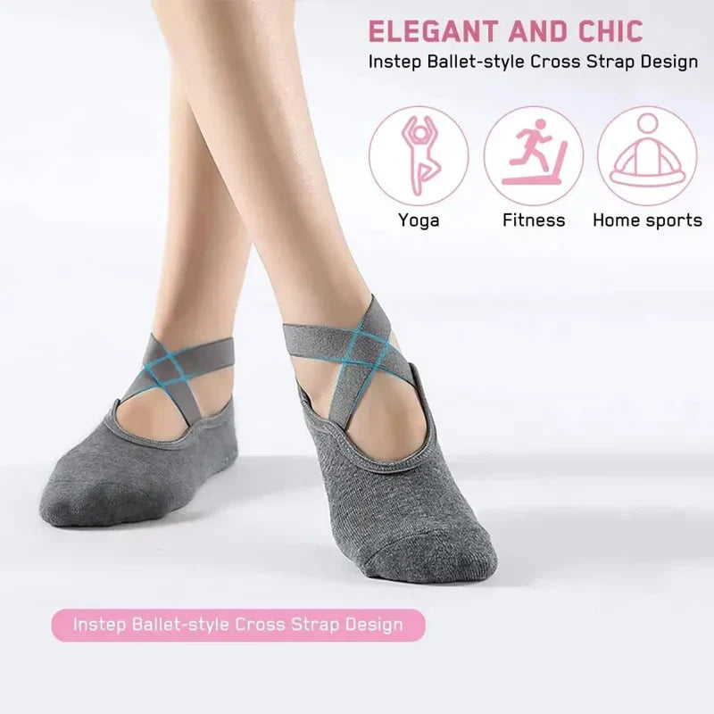 Yoga Socks Cotton Silicone