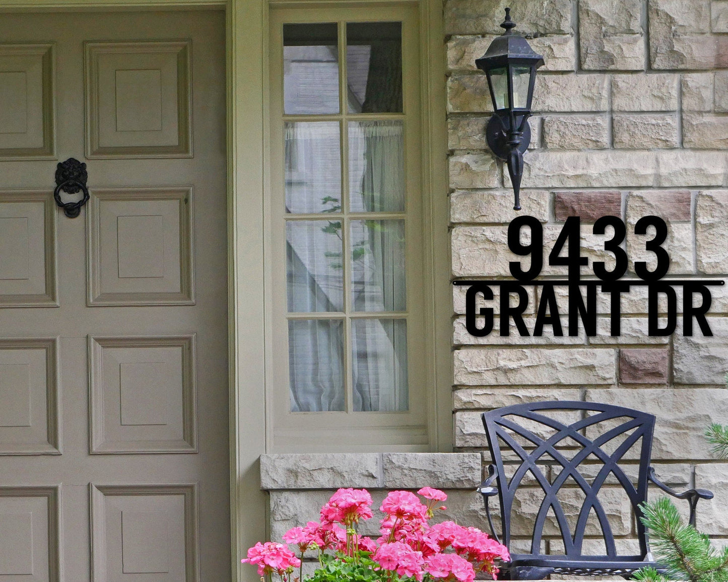 Metal Address Sign, Address Plaque, Metal house numbers, Custom Address Sign, Home Address Sign, Address Number, Bestseller, Personalized
