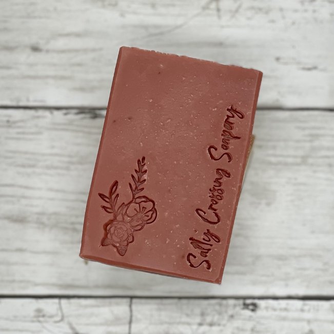 Rose Clay Soap Bar with Coconut Milk